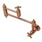Kingston Brass KS310AXAC Restoration Wall Mount Pot Filler Kitchen Faucet, Copper KS310AXAC - alternate 1